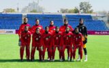 پیروزی تیم فوتبال دختران نونهال ایران مقابل ازبکستان