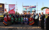 دیدار پایانی رقابت‌های والیبال ساحلی کشوری در چابکسر برگزار شد