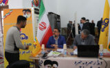 گزارش تصویری  میز خدمت جهادی شرکت گاز استان گیلان در مصلی رشت