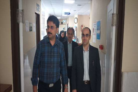 معاون درمان دانشگاه علوم پزشکی گیلان و هئیت همراه از بیمارستان شهید انصاری شهرستان رودسر بازدید بعمل آوردند.