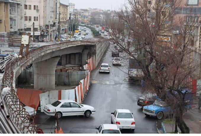 در مسیر تحول؛ پیشرفت ۵۵ درصدی تقاطع غیرهمسطح آیت‌الله رودباری