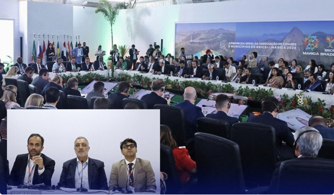 به نمایندگی از جمهوری اسلامی ایران؛ حضور شهردار رشت و شهردار تهران در نشست اقتصادی بریکس برزیل به نمایندگی از جمهوری اسلامی ایران؛ حضور شهردار رشت و شهردار تهران در نشست اقتصادی بریکس برزیل