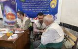 ایستگاه سلامت در مصلی تالش به مناسبت هفته دفاع مقدس و روز جهانی قلب