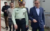 بازدید مسئولان دانشگاه علوم پزشکی گیلان و فرماندهی انتظامی رشت از پروژه رادیوتراپی بیمارستان رازی